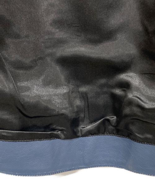 Black market（ブラックマーケット）BLACK MARKET (ブラックマーケット) ライダースジャケット ブルー サイズ:38の古着・服飾アイテム