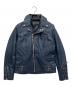 BLACK MARKET（ブラックマーケット）の古着「ライダースジャケット」｜ブルー
