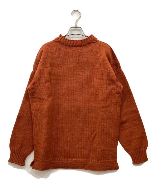 GUERNSEY WOOLLENS（ガンジーウーレンズ）GUERNSEY WOOLLENS (ガンジーウーレンズ) ウールニット オレンジ サイズ:42の古着・服飾アイテム