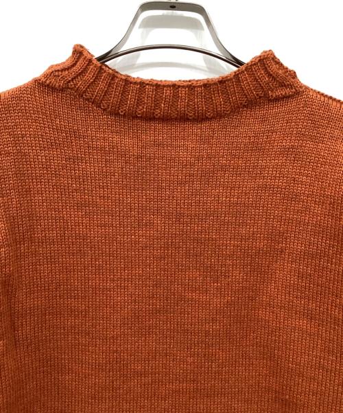 GUERNSEY WOOLLENS（ガンジーウーレンズ）GUERNSEY WOOLLENS (ガンジーウーレンズ) ウールニット オレンジ サイズ:42の古着・服飾アイテム