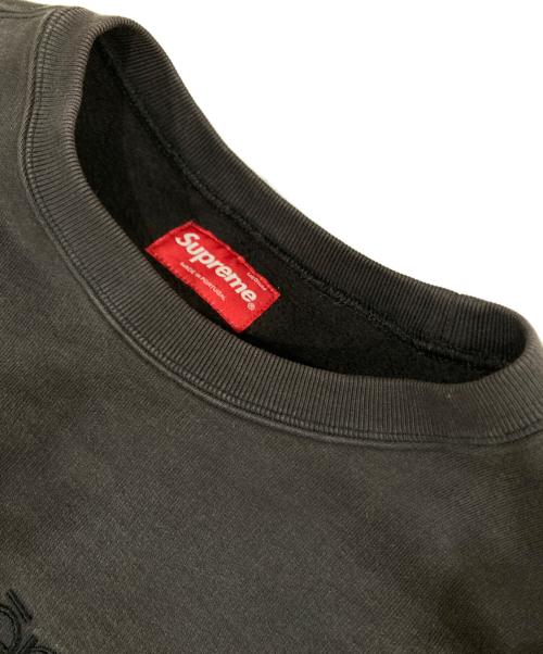 SUPREME（シュプリーム）Supreme (シュプリーム) dipped crewneck ブラック サイズ:Mの古着・服飾アイテム