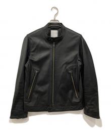 ESTNATION（エストネーション）の古着「シープレザードライバーズジャケット」｜ブラック