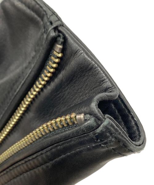 ESTNATION（エストネーション）ESTNATION (エストネーション) シープレザードライバーズジャケット ブラック サイズ:Mの古着・服飾アイテム