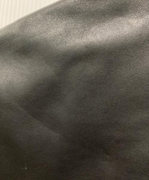 ESTNATION（エストネーション）ESTNATION (エストネーション) シープレザードライバーズジャケット ブラック サイズ:Mの古着・服飾アイテム