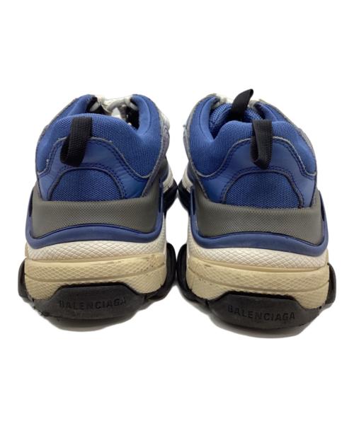 BALENCIAGA（バレンシアガ）BALENCIAGA (バレンシアガ) ローカットスニーカー ホワイト×ブルー サイズ:41の古着・服飾アイテム