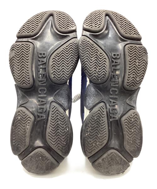 BALENCIAGA（バレンシアガ）BALENCIAGA (バレンシアガ) ローカットスニーカー ホワイト×ブルー サイズ:41の古着・服飾アイテム