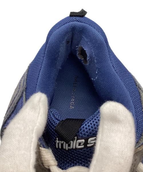 BALENCIAGA（バレンシアガ）BALENCIAGA (バレンシアガ) ローカットスニーカー ホワイト×ブルー サイズ:41の古着・服飾アイテム