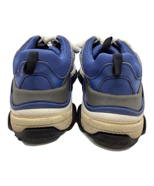 BALENCIAGA（バレンシアガ）BALENCIAGA (バレンシアガ) ローカットスニーカー ホワイト×ブルー サイズ:41の古着・服飾アイテム