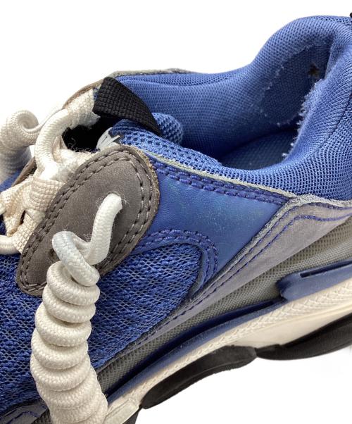 BALENCIAGA（バレンシアガ）BALENCIAGA (バレンシアガ) ローカットスニーカー ホワイト×ブルー サイズ:41の古着・服飾アイテム