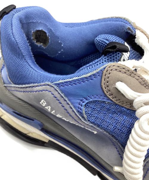 BALENCIAGA（バレンシアガ）BALENCIAGA (バレンシアガ) ローカットスニーカー ホワイト×ブルー サイズ:41の古着・服飾アイテム