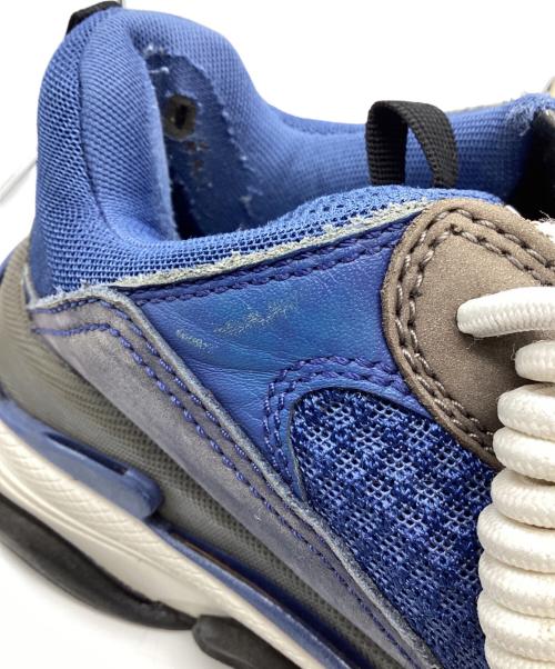 BALENCIAGA（バレンシアガ）BALENCIAGA (バレンシアガ) ローカットスニーカー ホワイト×ブルー サイズ:41の古着・服飾アイテム