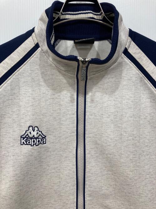 KAPPA（カッパ）Kappa (カッパ) トラックジャケット ホワイト×ネイビー サイズ:Oの古着・服飾アイテム