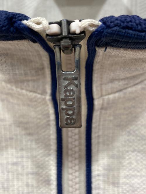 KAPPA（カッパ）Kappa (カッパ) トラックジャケット ホワイト×ネイビー サイズ:Oの古着・服飾アイテム