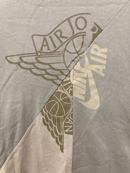 JORDAN（ジョーダン）JORDAN (ジョーダン) Travis Cactus Jack (トラヴィススコット/カクタスジャック) 再構築Tシャツ ベージュ サイズ:XXLの古着・服飾アイテム