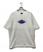 JORDANジョーダン）の古着「ダメージ加工ロゴTシャツ」｜ホワイト