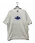 JORDAN（ジョーダン）の古着「ダメージ加工ロゴTシャツ」｜ホワイト