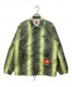 THE NORTH FACE×SUPREMEザ ノース フェイス×シュプリーム）の古着「スネーク スキン テープド シーム コーチ ジャケット」｜グリーン