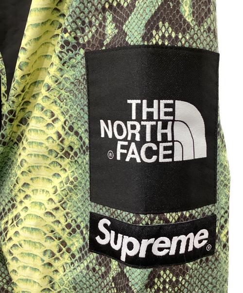 THE NORTH FACE（ザ ノース フェイス）THE NORTH FACE (ザ ノース フェイス) SUPREME (シュプリーム) スネーク スキン テープド シーム コーチ ジャケット グリーン サイズ:Lの古着・服飾アイテム