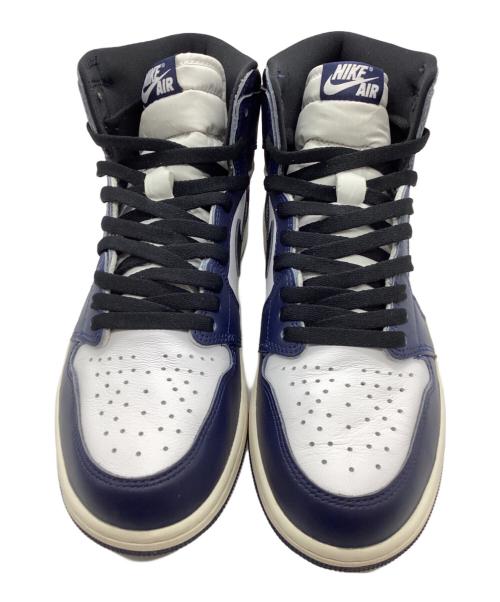 NIKE（ナイキ）NIKE (ナイキ) ハイカットスニーカー ネイビー×ホワイト サイズ:27cmの古着・服飾アイテム