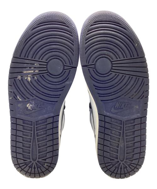 NIKE（ナイキ）NIKE (ナイキ) ハイカットスニーカー ネイビー×ホワイト サイズ:27cmの古着・服飾アイテム