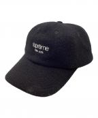 SUPREME×Harris Tweedシュプリーム×ハリスツイード）の古着「クラシックロゴ6パネルキャップ」｜ブラック