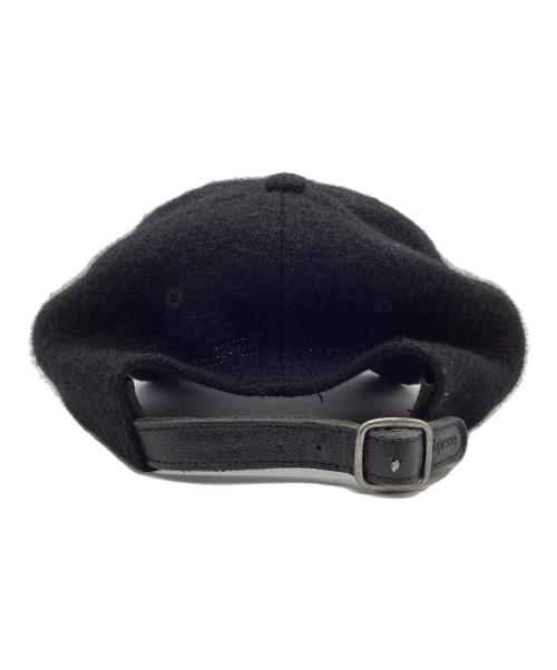 SUPREME（シュプリーム）SUPREME (シュプリーム) Harris Tweed (ハリスツイード) クラシックロゴ6パネルキャップ ブラックの古着・服飾アイテム