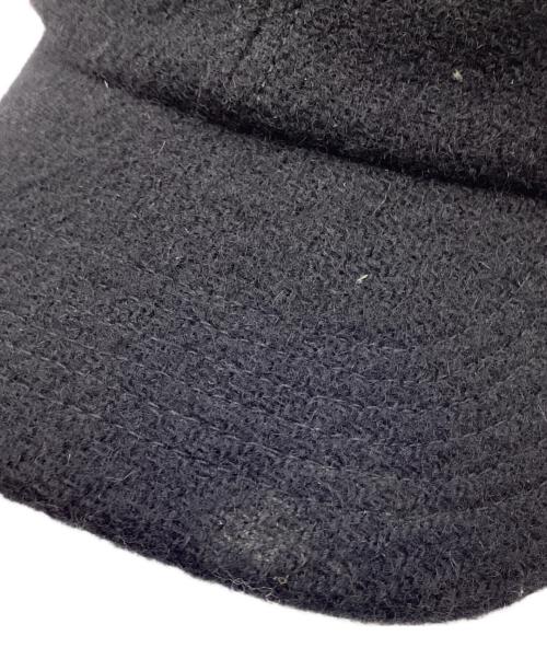 SUPREME（シュプリーム）SUPREME (シュプリーム) Harris Tweed (ハリスツイード) クラシックロゴ6パネルキャップ ブラックの古着・服飾アイテム