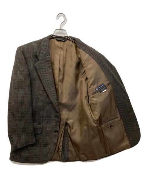 Burberry's（バーバリーズ）Burberry's (バーバリーズ) ウールテーラードジャケット ブラウン サイズ:-の古着・服飾アイテム