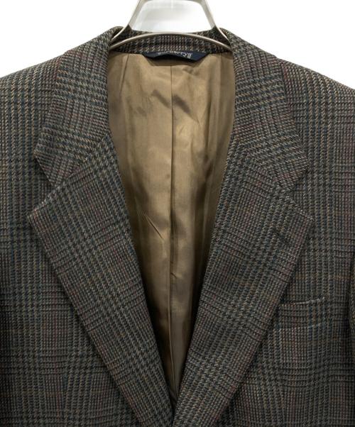 Burberry's（バーバリーズ）Burberry's (バーバリーズ) ウールテーラードジャケット ブラウン サイズ:-の古着・服飾アイテム