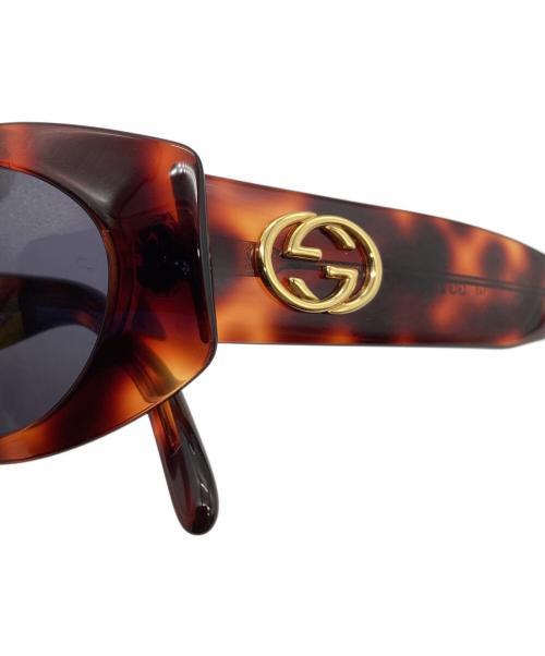 GUCCI（グッチ）GUCCI (グッチ) サングラス ブラウン サイズ:56□16の古着・服飾アイテム