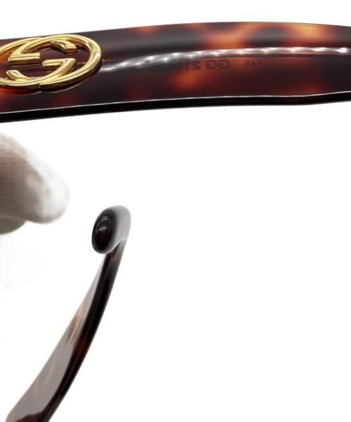 GUCCI（グッチ）GUCCI (グッチ) サングラス ブラウン サイズ:56□16の古着・服飾アイテム