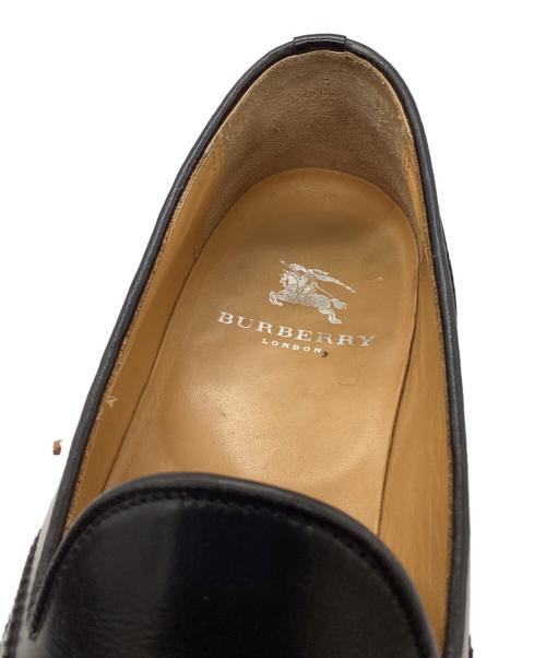 BURBERRY LONDON（バーバリーロンドン）BURBERRY LONDON (バーバリーロンドン) タッセルローファー ブラック サイズ:25 1/2の古着・服飾アイテム