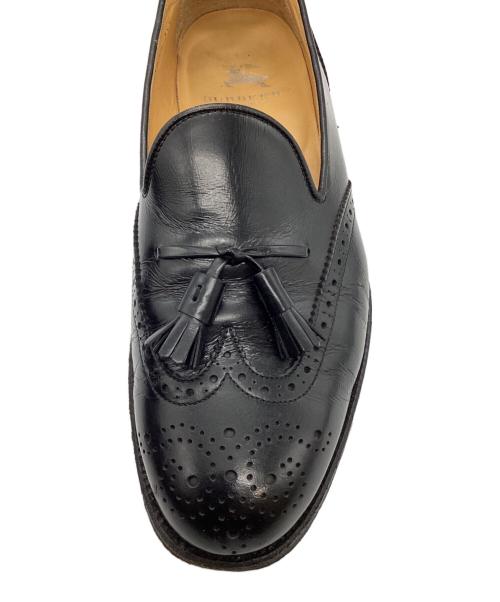 BURBERRY LONDON（バーバリーロンドン）BURBERRY LONDON (バーバリーロンドン) タッセルローファー ブラック サイズ:25 1/2の古着・服飾アイテム