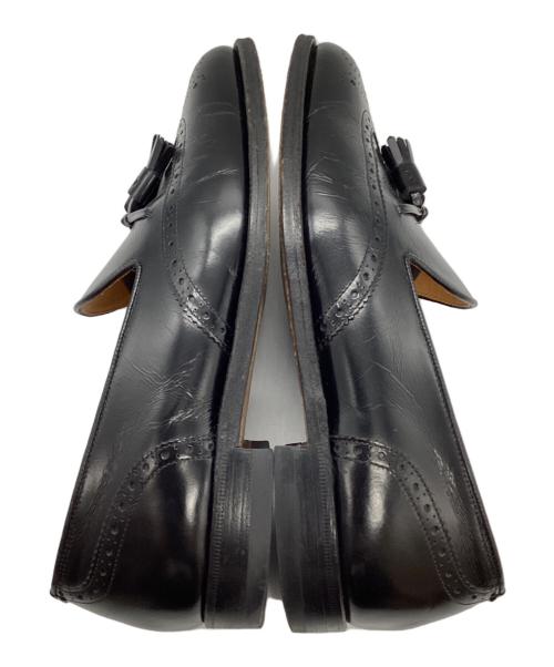 BURBERRY LONDON（バーバリーロンドン）BURBERRY LONDON (バーバリーロンドン) タッセルローファー ブラック サイズ:25 1/2の古着・服飾アイテム