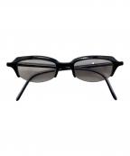 YOHJI YAMAMOTOヨウジヤマモト）の古着「ハーフリムサングラス」｜ブラック