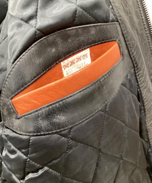 CHEVIGNON（シェビニオン）CHEVIGNON (シェビニオン) レザージャケット ブラック サイズ:Lの古着・服飾アイテム