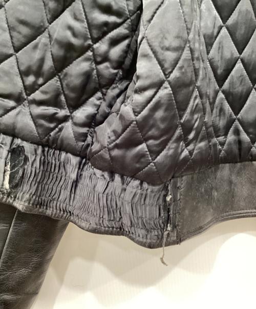 CHEVIGNON（シェビニオン）CHEVIGNON (シェビニオン) レザージャケット ブラック サイズ:Lの古着・服飾アイテム