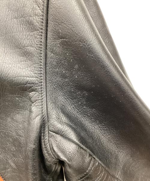 CHEVIGNON（シェビニオン）CHEVIGNON (シェビニオン) レザージャケット ブラック サイズ:Lの古着・服飾アイテム