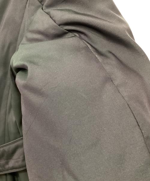 Aquascutum（アクアスキュータム）Aquascutum (アクアスキュータム) フォックスファーロングダウンコート パープル サイズ:8の古着・服飾アイテム