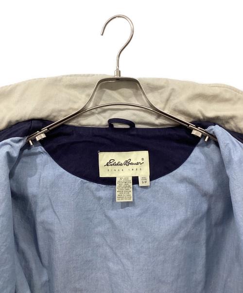 Eddie Bauer（エディーバウアー）Eddie Bauer (エディーバウアー) フーデッドジャケット ネイビー サイズ:Sの古着・服飾アイテム