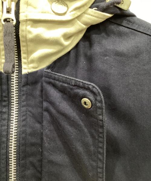 Eddie Bauer（エディーバウアー）Eddie Bauer (エディーバウアー) フーデッドジャケット ネイビー サイズ:Sの古着・服飾アイテム