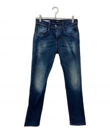 REPLAY（リプレイ）の古着「X-LITE ANBASS 10.75oz ハイパーフレックスストレッチデニム」｜インディゴ