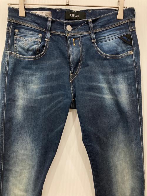 REPLAY（リプレイ）REPLAY (リプレイ) X-LITE ANBASS 10.75oz ハイパーフレックスストレッチデニム インディゴ サイズ:29の古着・服飾アイテム