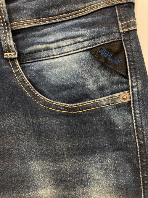REPLAY（リプレイ）REPLAY (リプレイ) X-LITE ANBASS 10.75oz ハイパーフレックスストレッチデニム インディゴ サイズ:29の古着・服飾アイテム