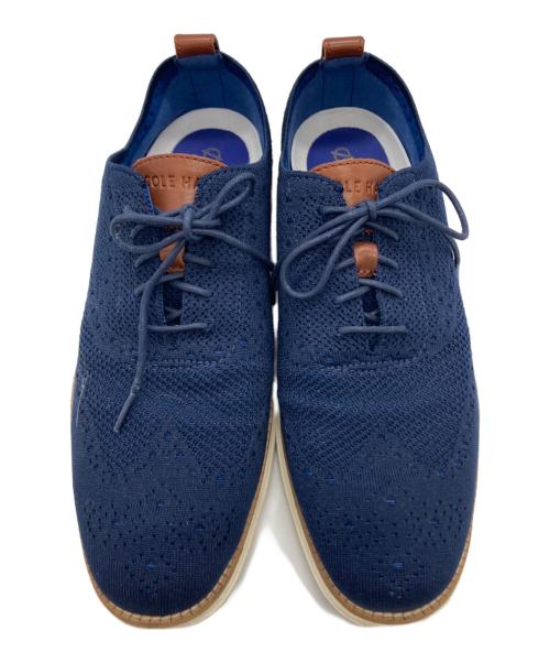 COLE HAAN（コールハーン）COLE HAAN (コールハーン) スティッチライトオックスフォードシューズ ネイビー サイズ:10Mの古着・服飾アイテム