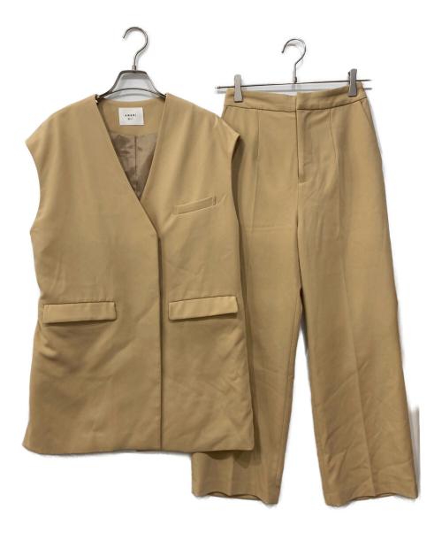 Ameri（アメリ）AMERI (アメリ) BOX VEST SET UP ベージュ サイズ:Sの古着・服飾アイテム