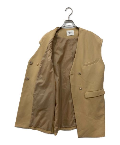 Ameri（アメリ）AMERI (アメリ) BOX VEST SET UP ベージュ サイズ:Sの古着・服飾アイテム