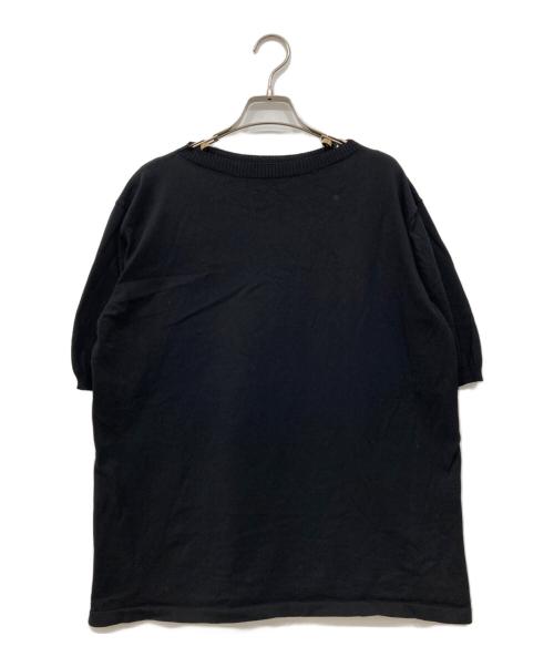 ANDERSEN-ANDERSEN（アンデルセン アンデルセン）Andersen-Andersen (アンデルセン アンデルセン) S/Sニット ブラック サイズ:XLの古着・服飾アイテム