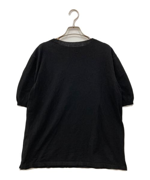 ANDERSEN-ANDERSEN（アンデルセン アンデルセン）Andersen-Andersen (アンデルセン アンデルセン) S/Sニット ブラック サイズ:XLの古着・服飾アイテム