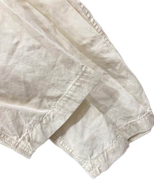 UNFIL（アンフィル）unfil (アンフィル) ペーパーリネンサロペット ホワイト サイズ:1の古着・服飾アイテム